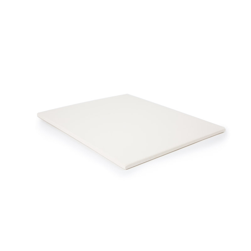 Square Off-White Stoneware Pizza Stone