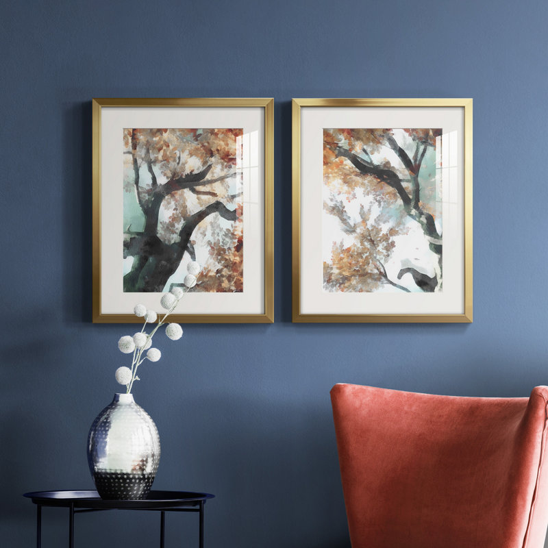 Arbre d'automne I - reproduction encadrée de qualité supérieure - prête à être accrochée