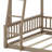 Full XL Over Queen Bunk Bed With Guardrails And Ladder-1026937880