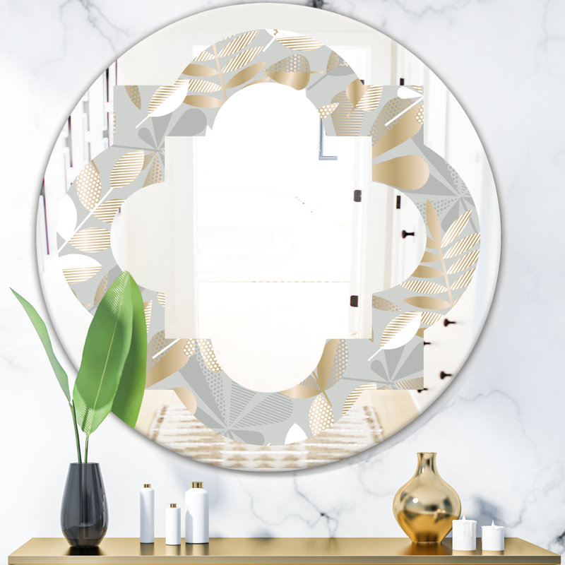 Miroir mural Whirl Abstract Design I, H 23,6 po x l 23,6 po