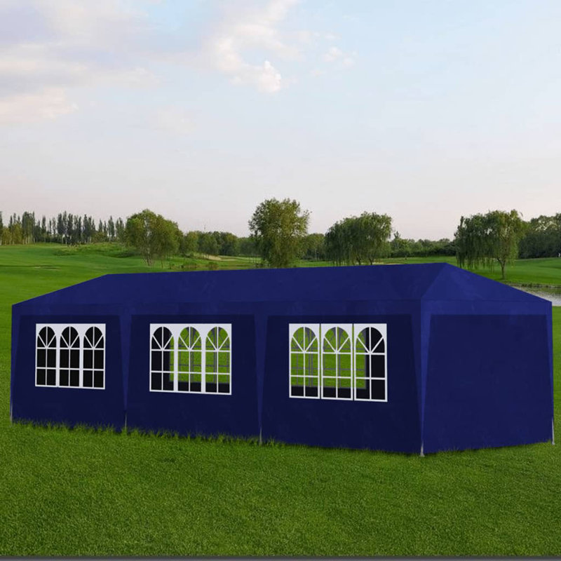 Party Tent 3x9 m, Blue