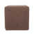 Polyester à 100 % de couleur chocolat