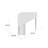 Chattanooga Corner Glass Top Metal Base Writing Desk-112257102