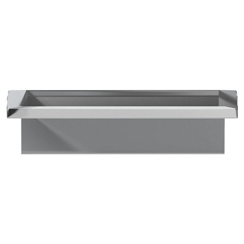 Outdoor Stainless Steel Waterfall Fountain, 10cm H x 30cm W x 20cm D