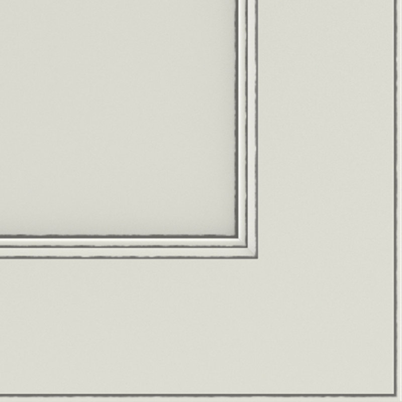 Dwelling Claredon Door Sample, Harbor Mist w/Nickel Glaze, Maple