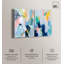 Art mural acrylique bleu Blush Boho-115212158