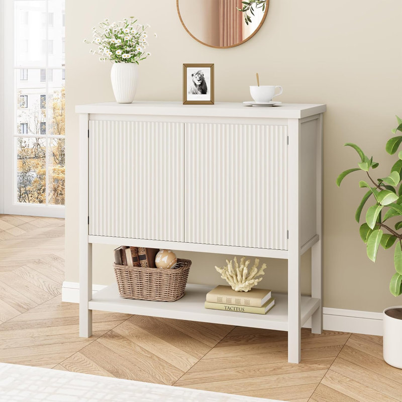 Buffet 35,4 "moderne avec portes et tablettes
