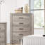 Armoire de rangement simple 5 pièces Rustic