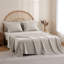 Ensemble d'édredon pour grand lit drap et feuilles Beige - Ensemble de literie 7 pièces lit dans un sac-124173238-124173246