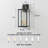 2-light Outdoor Wall Lantern With Clear Glass Shade-1232071209