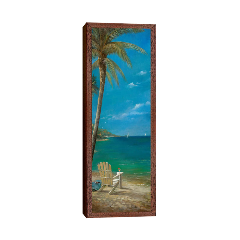Poetry & Gentle Breezes 1 Piece Panoramic Wall Art on Canvas, 182.88 cm H x 60.96 cm W, Classic Wood Framed
