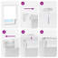 17 Stories Shower Roller Blind With Cassette 160X240 Cm Fabric Width 156 Cm-1490016720