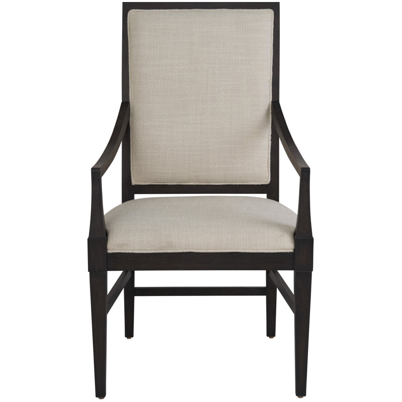 Coalesce Solid Wood Slat Back Armchair, Black