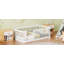 Structure de lit simple en bois avec clôture Wood-368456486