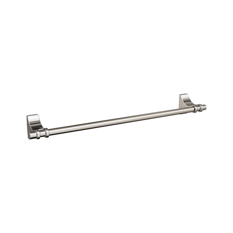 Barre à serviettes murale 26,31 po Davenport, P 2,6 po x L 20,3 po x H 0,62 po, Noir mat