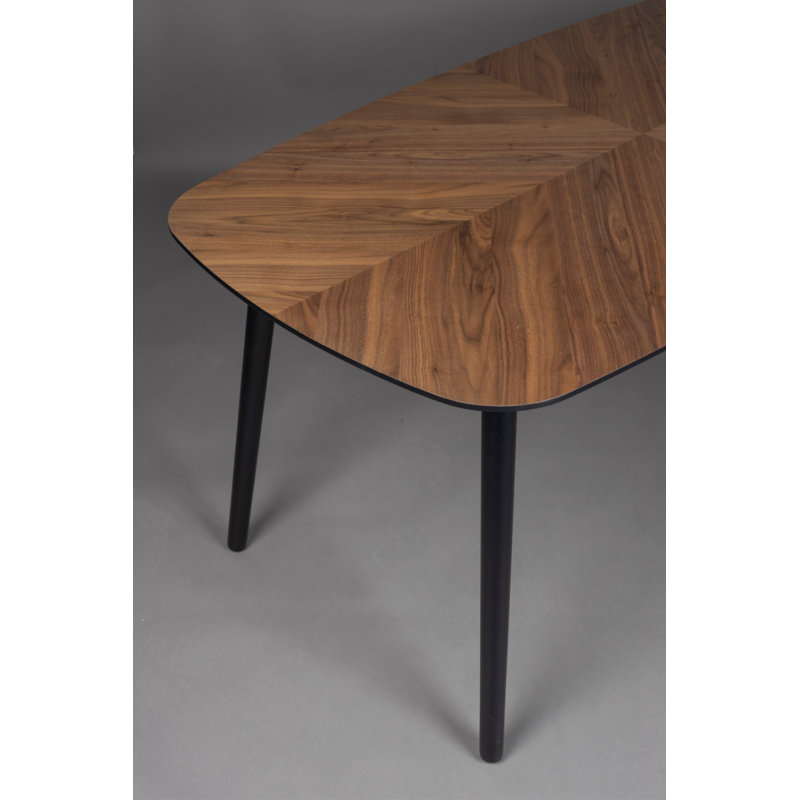 Clover Walnut Wood Dining Table