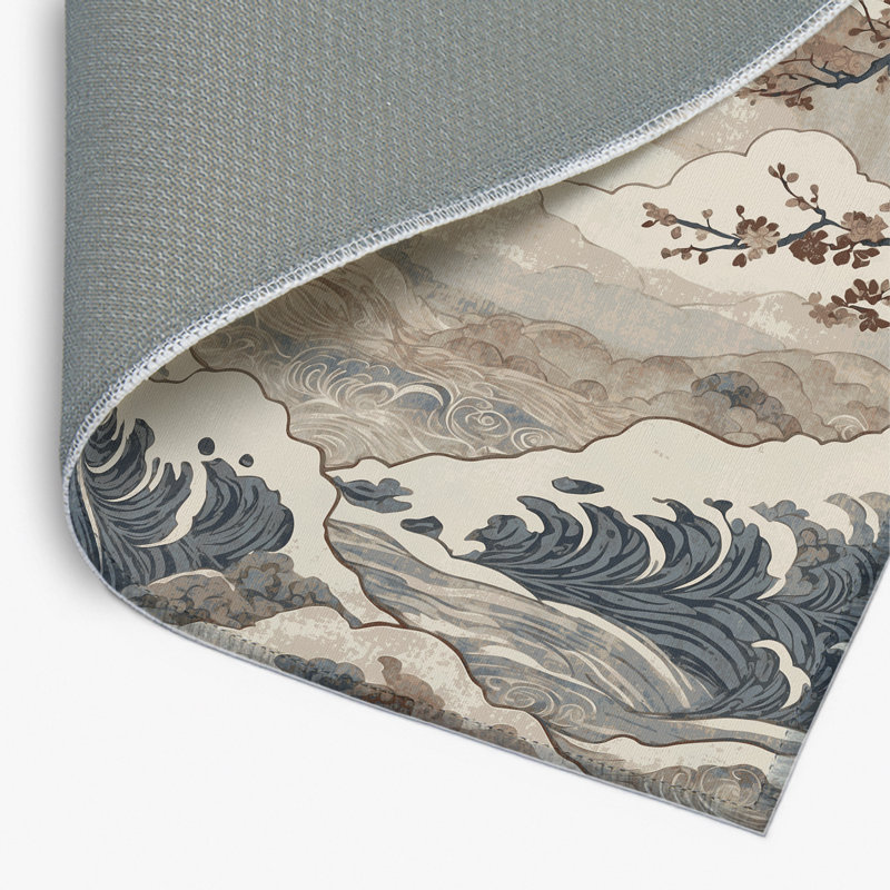 Blossom Tides Indoor And Outdoor Area Rug, Rectangle 2' x 3'