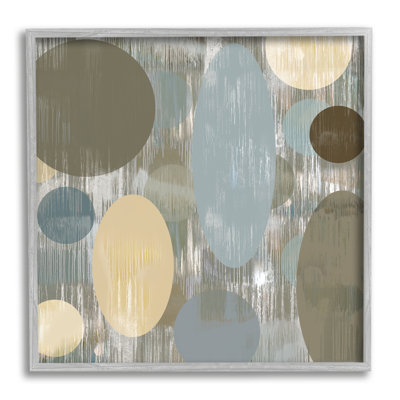 " Modern Ovals Abstraction " by Brent Nelson