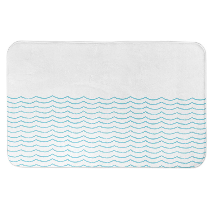 Tapis pour salle de bain ondulations Katrina