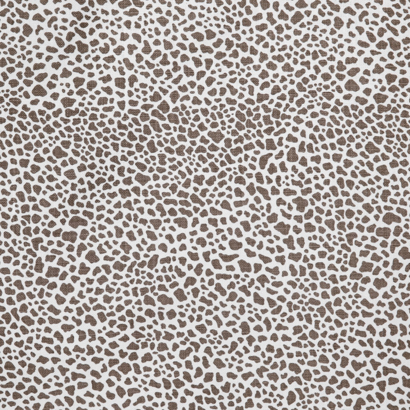 Safari 100% Linen Fabric, Dark Brown