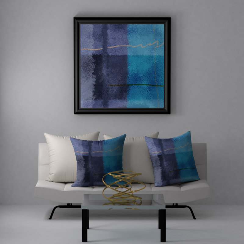 Housse de coussin décorative carrée Munchy, 18 po x 18 po