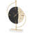 Metal Mechanical Tabletop Clock in Gold