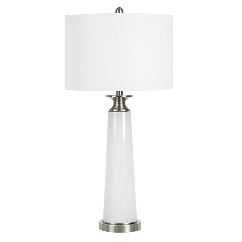 Lampe en métal et verre
