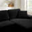 Boneless 109'' Oversized Boneless Sofa, Corduroy Modular Sectional Sofa With Chaise,No Assembly Required-407318881