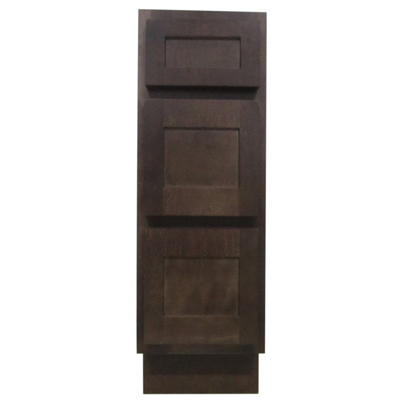 Base de meuble-lavabo simple Hibbard seulement, H 32,5 po x l 12 po x p 21 po, Brun