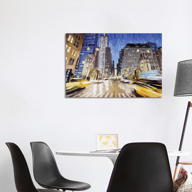Lasalle Bridge 1 Piece Wrapped Canvas Painting, 101.6 cm H x 66.04 cm W x 1.91 cm D