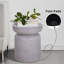 Table d'appoint en forme de champignon de 17 po Romance Blaze