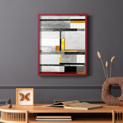 Retro Spectrum V7 Framed Print - Solid Wood
