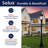 Solus 6 ft. Surface Mount Lamp Post with Dusk-to-Dawn Photocell Sensor and Decorative Base Cover