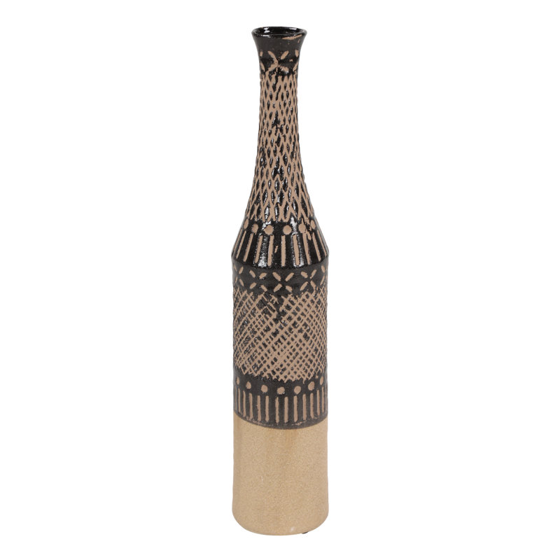 Handmade Floor Vase, 20" H x 4" W x 4" D