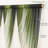 Dip-Dyed Green Macrame Wall Hanging with Wooden Rod
