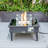 Square Propane Smokeless Fire Pit Table