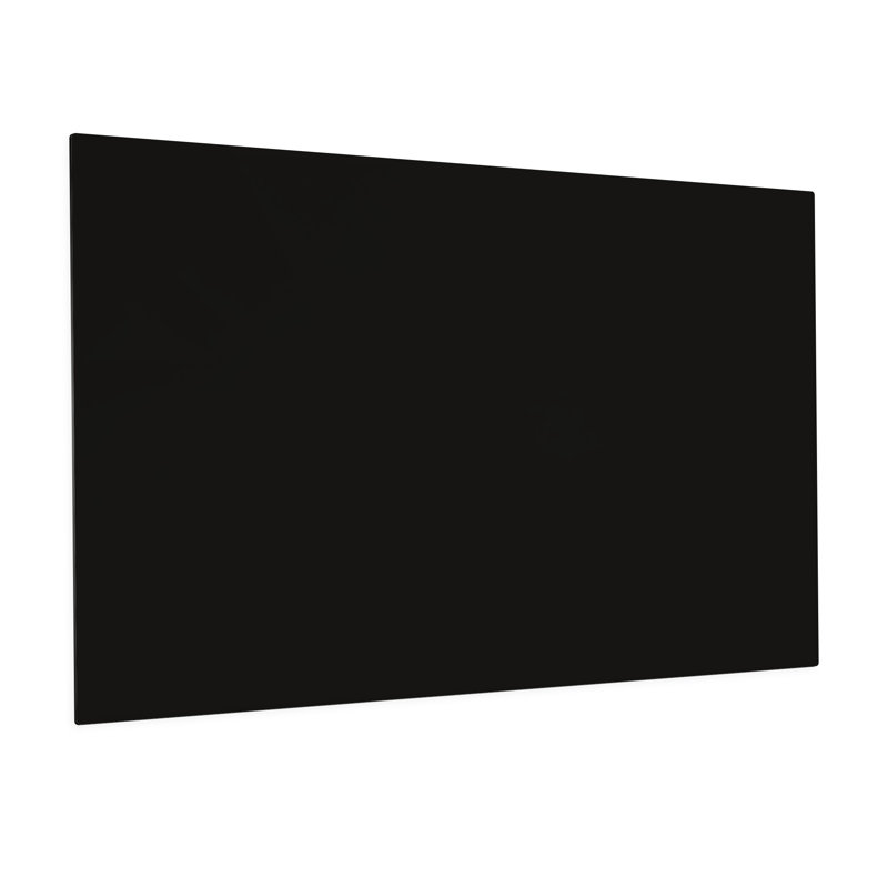 Panneau de verre mural Boissonneau, 24 po x 36 po, Noir