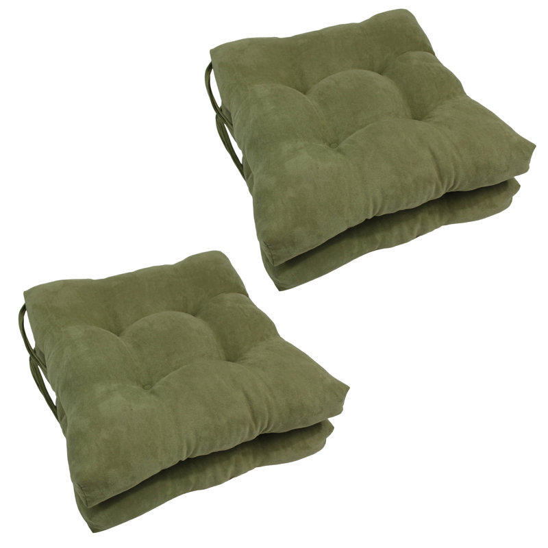 Coussin de chaise de salle à manger d'intérieur/extérieur, Vert sauge