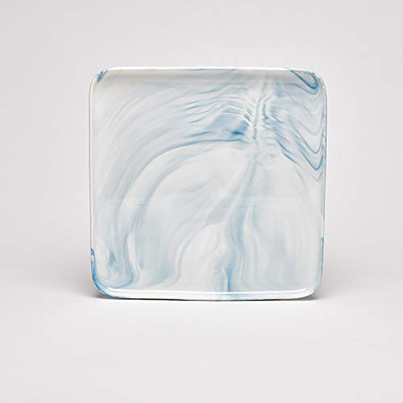 Assiette plate en porcelaine tendre 10,5 po Jorgen