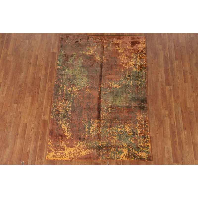 All-Over Abstract Oriental Rug 4x6
