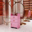 Élégante armoire de salon rose avec 2 tiroirs et 1 grand espace de rangement intérieur