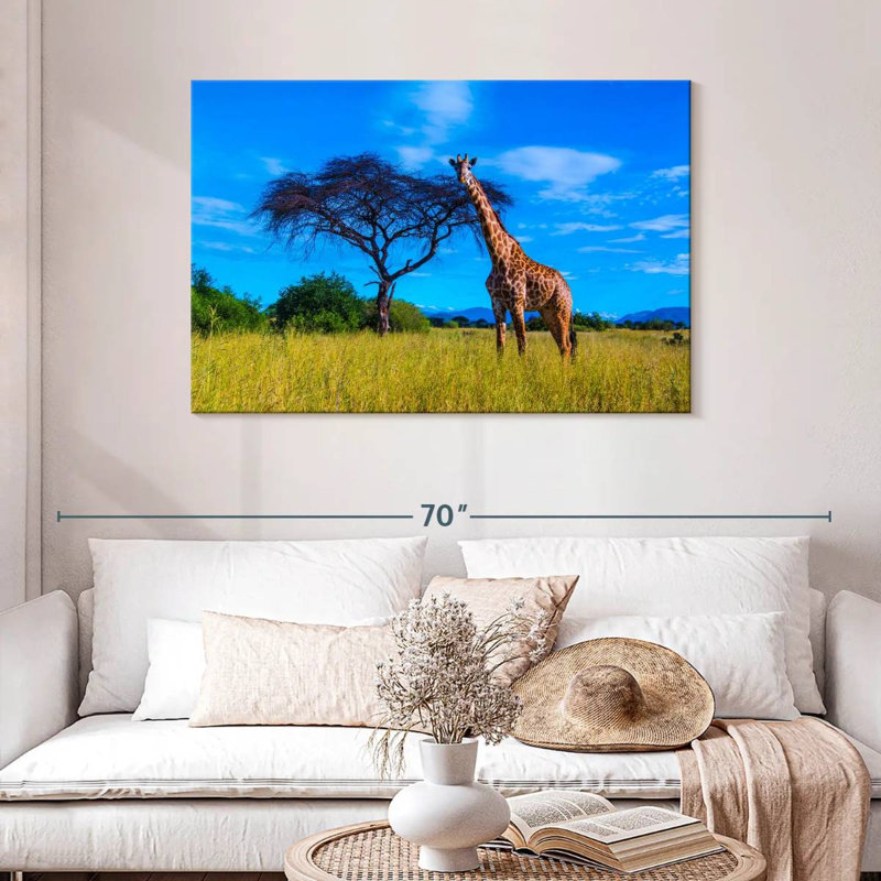 Brampt Ruaha National Park Giraffe, 30" H x 45" W