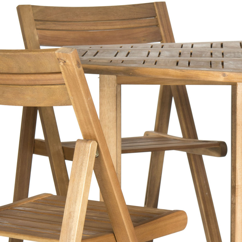 Outdoor Brytni 4 Seater Dining Set, Natural