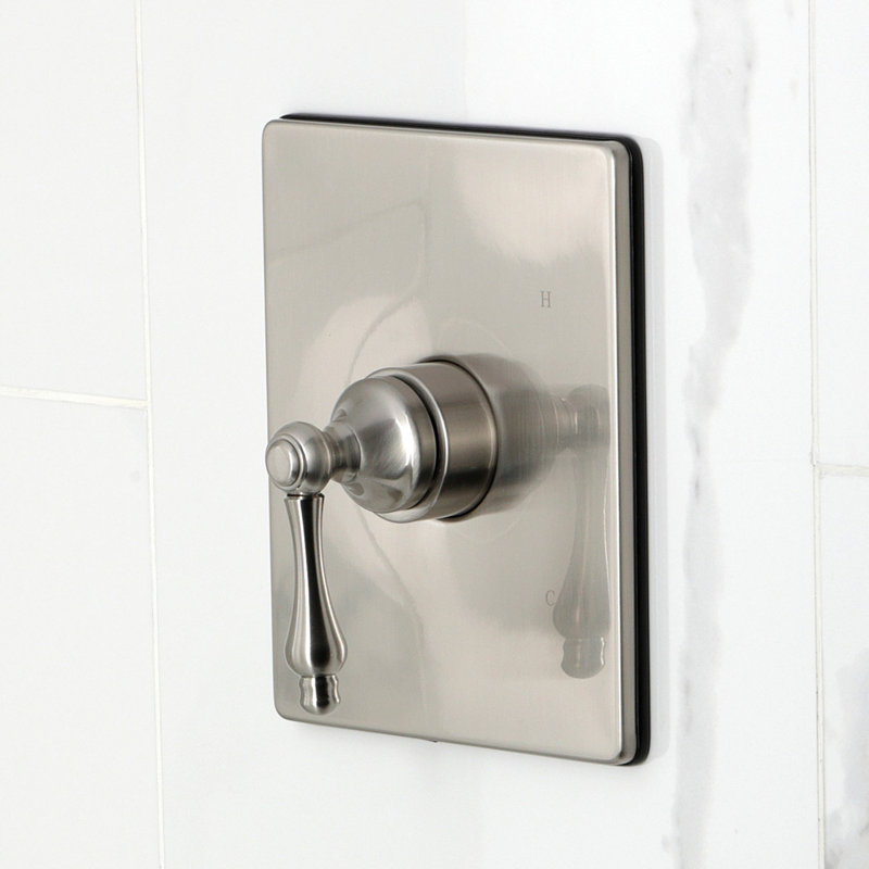 Kingston Brass Restoration Single-Handle Pressure Balanced Tub Faucet, Brushed Nickel