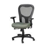 Tempur-Pedic TP9000C Mesh Swivel Task Chair with Tempur Material, Cooling Gel Layer, Adjustable Armrests, and Lumbar Support