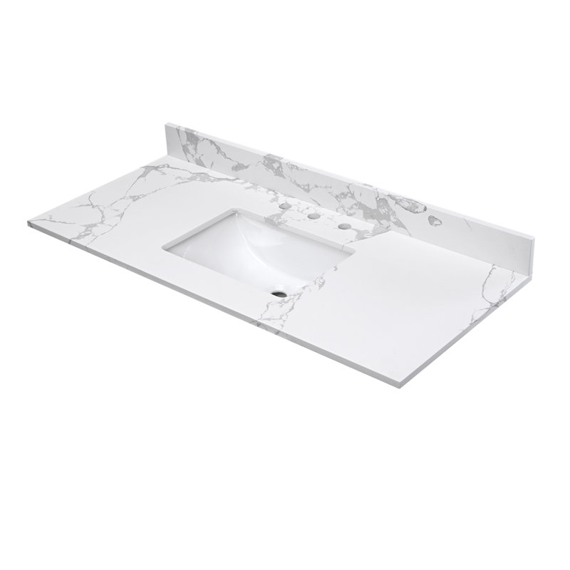 49" Single Bathroom Vanity Top with Sink( Vanity Top only）