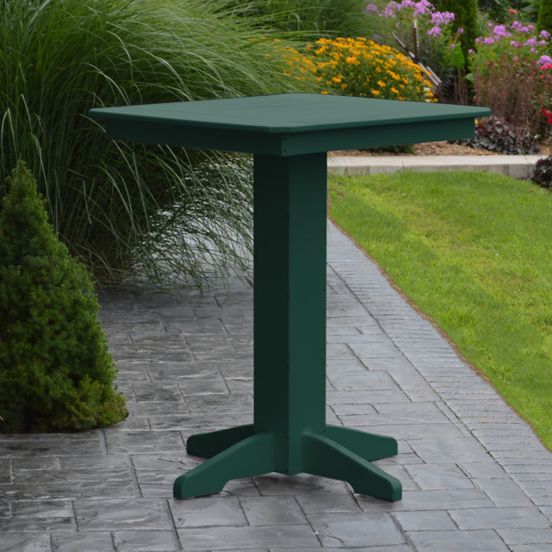 Table de bar Neville, Vert pelouse, l 44 po x L 44 po x H 42 po