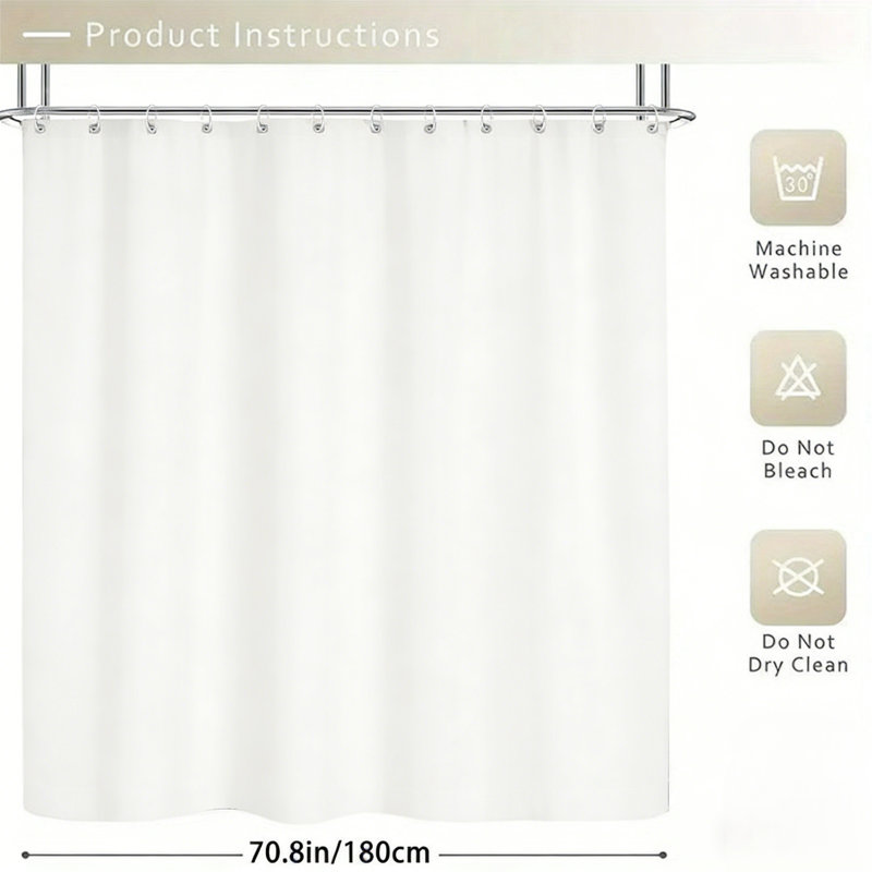 Black Cats Pattern Shower Curtains, 71 X 71