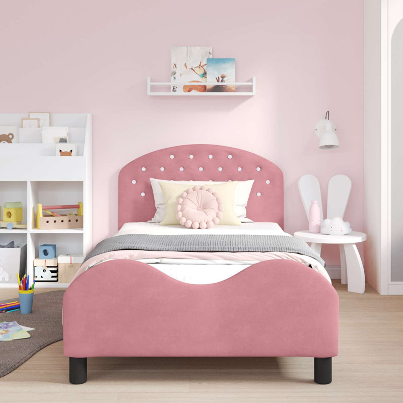 Bed Frame, Single (3'), Pink