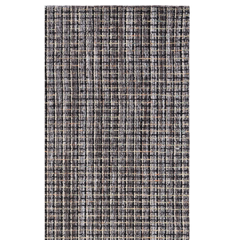 Tapis rayé en laine / coton Natko, Rectangle 5 pi x 8 pi